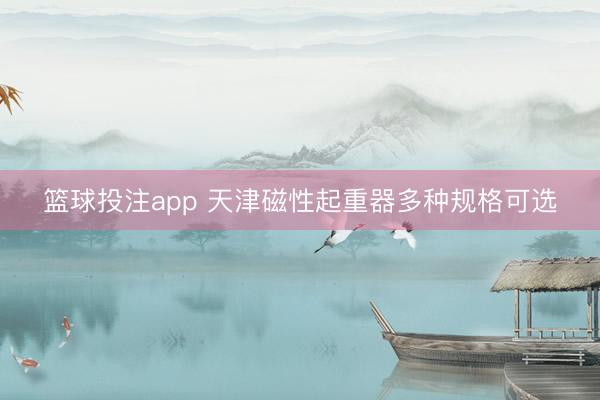 篮球投注app 天津磁性起重器多种规格可选